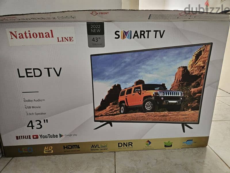 National Smart TV 43inch 0