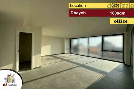 Dbayeh 100m2 | Office | Open Space | Prime Location | Catch | MJ |