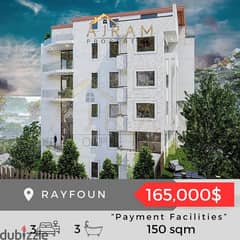 Rayfoun | 150 sqm | Payment Facilities