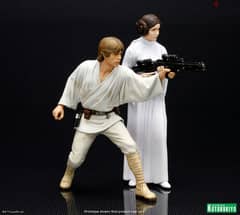 Kotobukiya Star Wars Artfx+ Luke Skywalker & Princess Leia 1/10 Scale