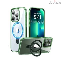 Magnetic for iPhone 13 Pro Max Case Adjustable Stand Grade Protection