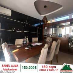 Fully furnished apartment for sale in Sahel Alma!!