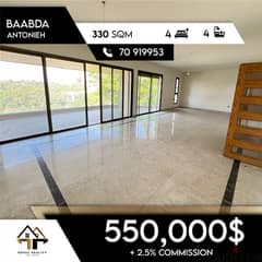 apartments in baabda for sale - شقق في بعبدا للبيع
