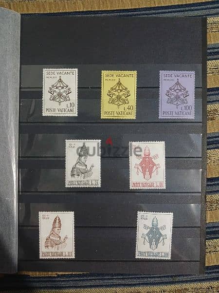 vatican stamps MNH 150 stamps  ١٥٠ طوابع الفاتيكات 0