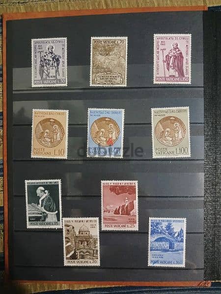 vatican stamps MNH 150 stamps  ١٥٠ طوابع الفاتيكات 1