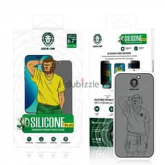 Green Lion 3D Silicone Plus Privacy Glass Screen Protector for iPhone