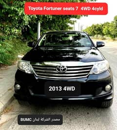 Toyota Fortuner 2013 4WD  مصدر الشركة لبنان