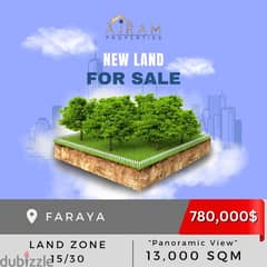 Faraya Land | 13,000 sqm | Panoramic View