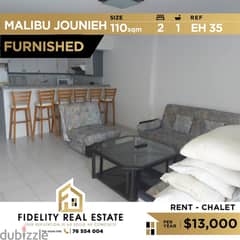 Chalet for rent in Malibu Jounieh EH35 شاليه للإيجار في ماليبو جونيه