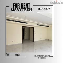 Check This Beautiful Apartment For Rent in Msaytbeh.