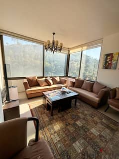 115 SQM Furnished Apartment in Dbayeh, Metn with Mountain View