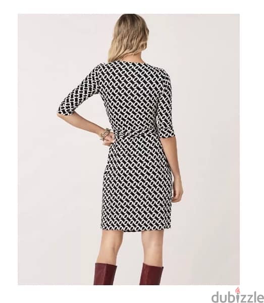 DVF logo wrap dress 2