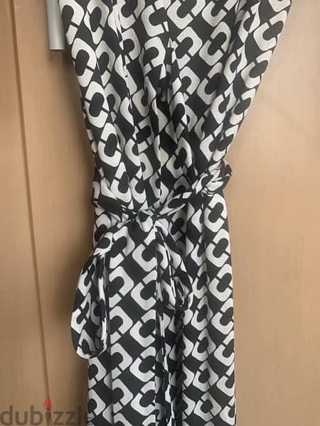 DVF logo wrap dress 4