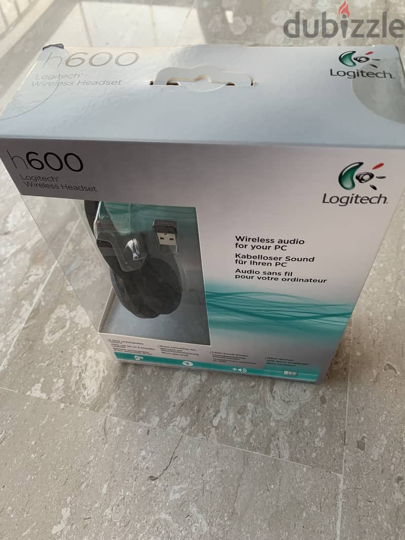 SONY Wireless Headphones-Logitech h600 8