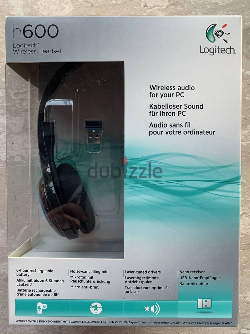 SONY Wireless Headphones-Logitech h600 12