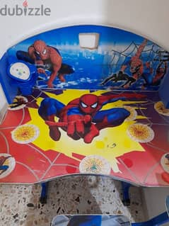 Table and Chair Spiderman