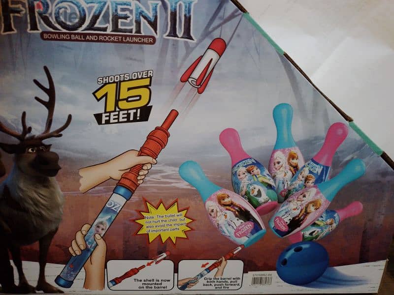 bowling ball and rocket launcher frozen 1