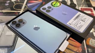 Used open box iPhone 13 Pro Max 256gb Sierra Blue best price