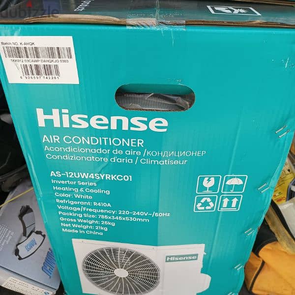 ac hisense 9 ,12 ,18 btu inverter with instalation 3