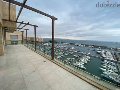 345 sqm with private terrace full marina view fr sale waterfront dbaye