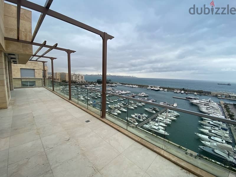 345 sqm with private terrace full marina view fr sale waterfront dbaye 0