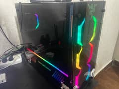 gaming pc with monitor & keyboard