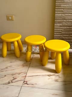 kids chairs ikea 3 for 15$