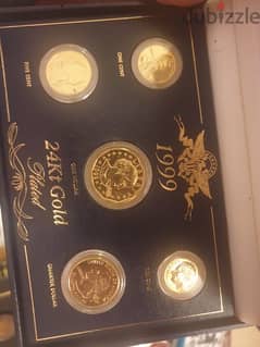 24 kt gold plated usa coins