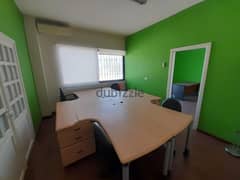 140 Sqm + 120 Sqm Terrace | Prime Location Office in Sin el Fil