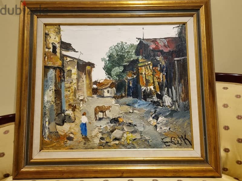 Armenian Village - Oil painting on canvas by KEROP 0