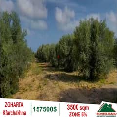 157500$!! Land for sale located In Kfarchkhna Zgharta