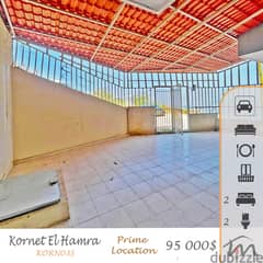 Cornet El Hamra | 135m² + 40m² Terrace | Prime Location | Catch