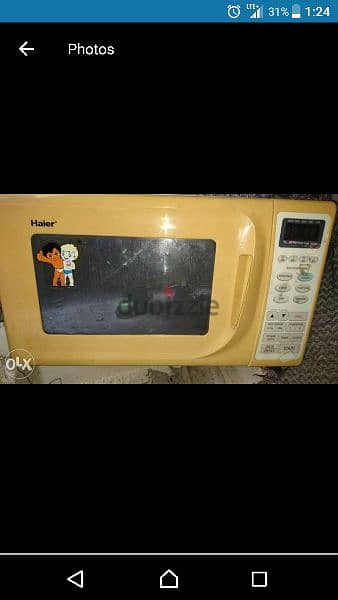 microwave haier very good condition 0