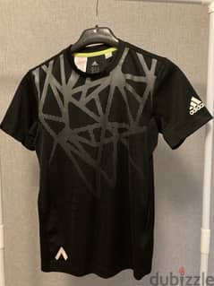 Adidas t-shirt climalite black mesut ozil