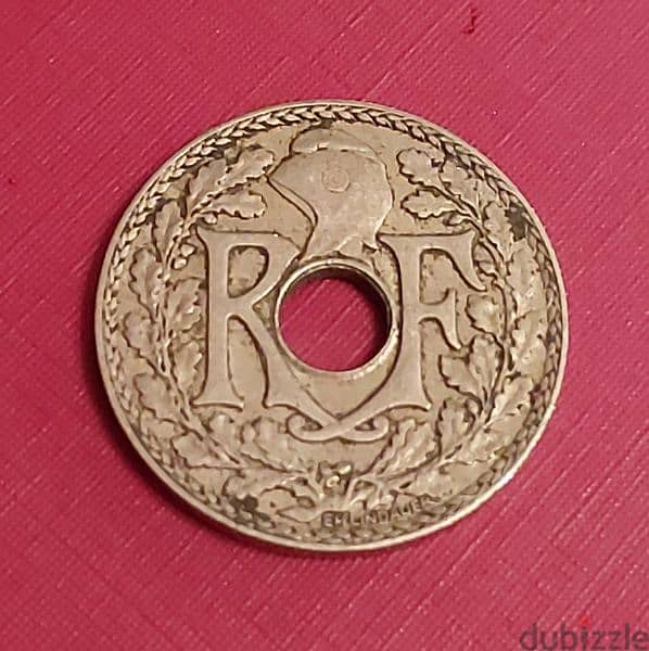 1935 France 10 centimes 3rd Republic Lindauer 1