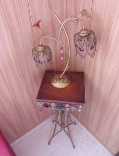 Table and lamp for 30$