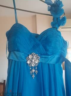dress la sahra, color blue, size medium