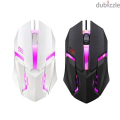 Wired Colorful LED Gaming Mouse For Desktop Laptop PC Computer