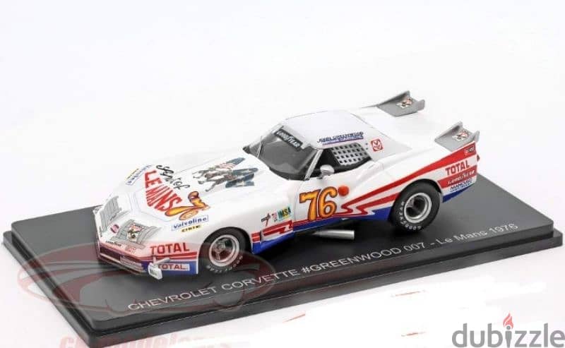 Chevrolet Corvette Greenwood (24h Le Mans 1976) diecast car model 1;43 0