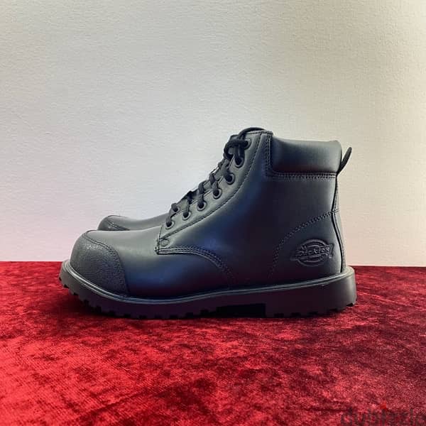 DICKIES Walker 6” Steel Toe Black Boots. 0