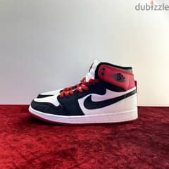 NIKE Jordan 1 Retro AJKO Black Toe Sneakers.