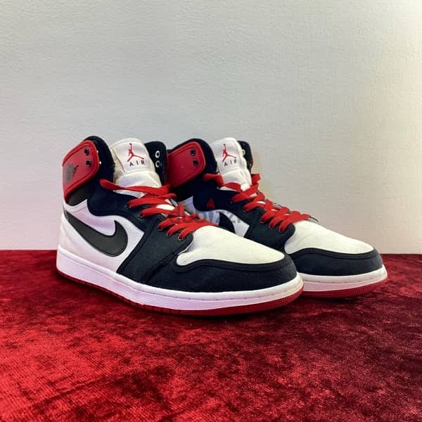 NIKE Jordan 1 Retro AJKO Black Toe Sneakers. 4