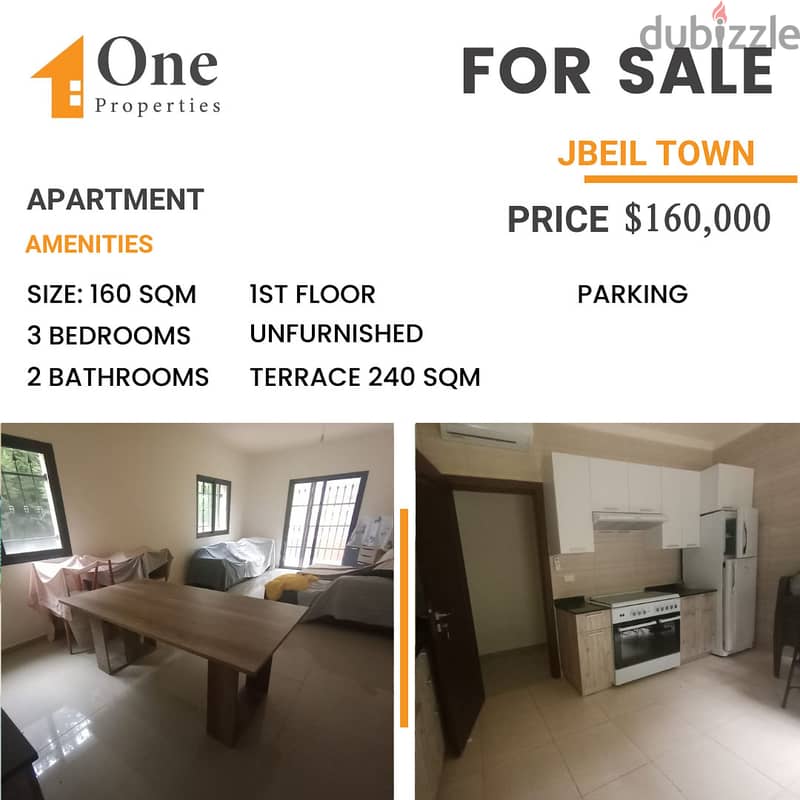 BRAND NEW APARTMENT for SALE,in JBEIL TOWN. 0