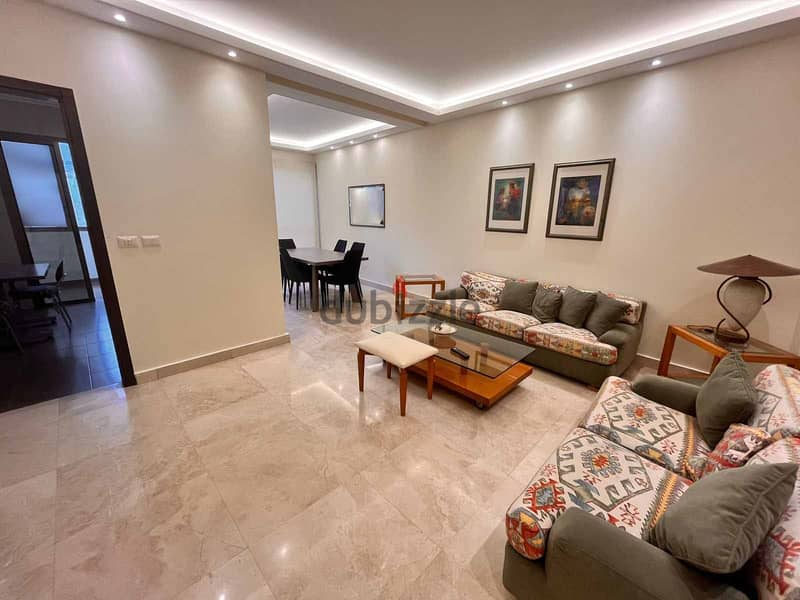 FURNISHED IN ACHRAFIEH , HOTEL DIEU (150Sq) 3 BEDROOMS , (ACR-130) 0