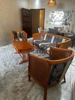 vintage bamboo (خيزران) living room . 600$
