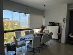 Furnished apartment with terrace for sale in Biyadaشقة مفروشة مع تراس