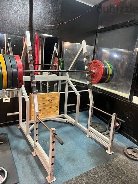 squat rack used like new 0