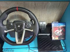 playstation wheel (RWA)PC,ps5,PS4(used less than 12h)+Grand turismo