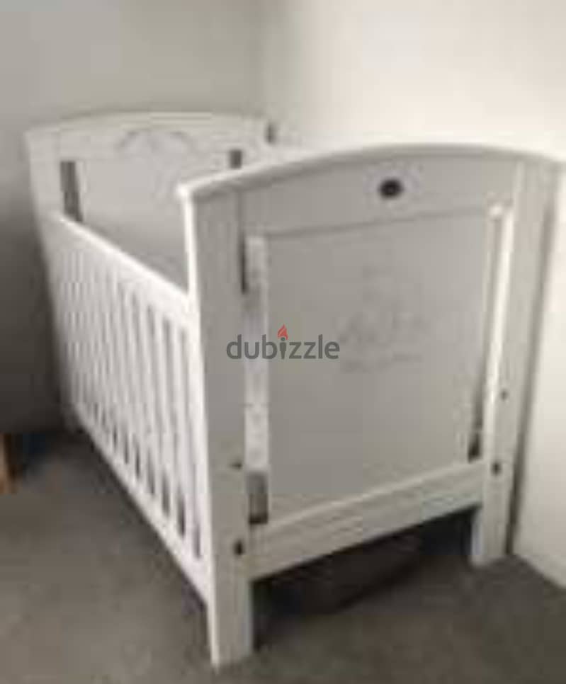 Cot bed with mattress 0