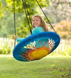 Round heavy duty swing